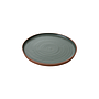 Terracotta Green Dessert Plate