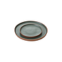 Terracotta Green Dessert Plate