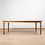 VINTAGE MANGO WOOD DINING TABLE 220X116X77