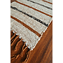 TAN STRIPED TABLE RUNNER