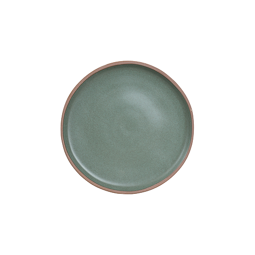 Terracotta Green Dessert Plate