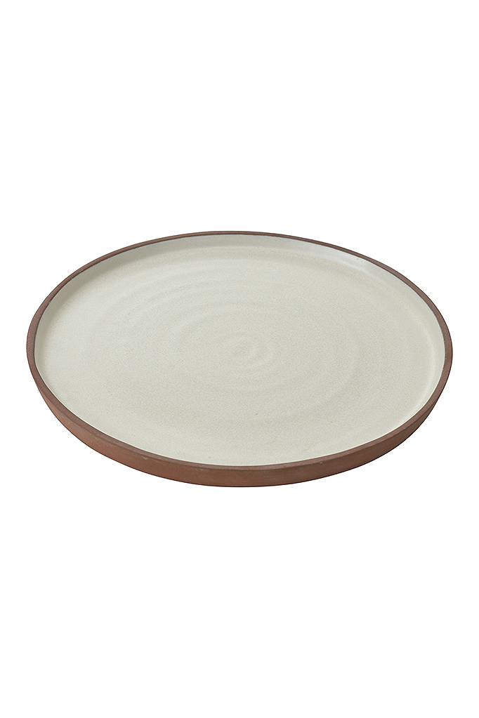 Terracotta Cream Dessert Plate