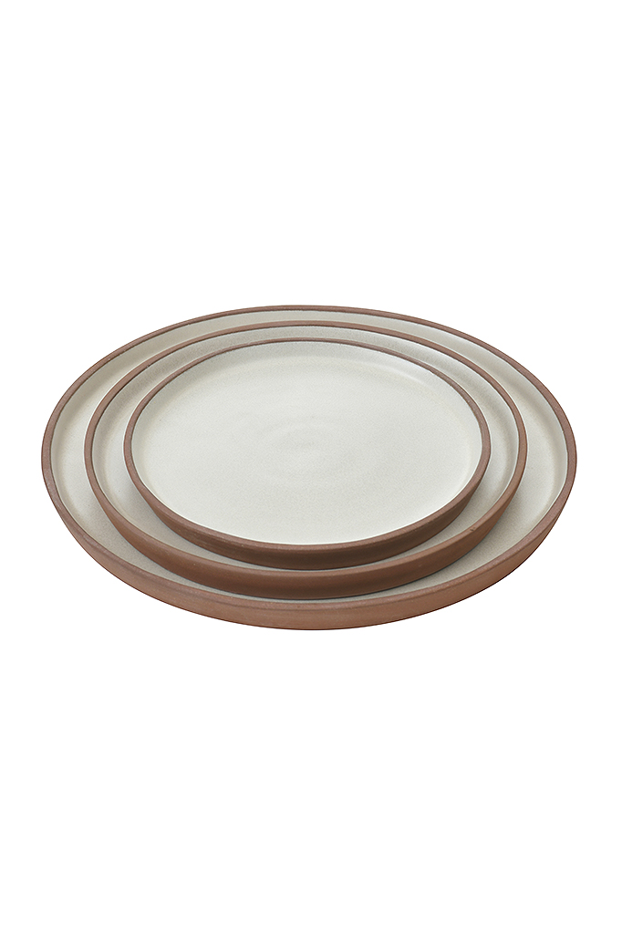 Terracotta Cream Dessert Plate