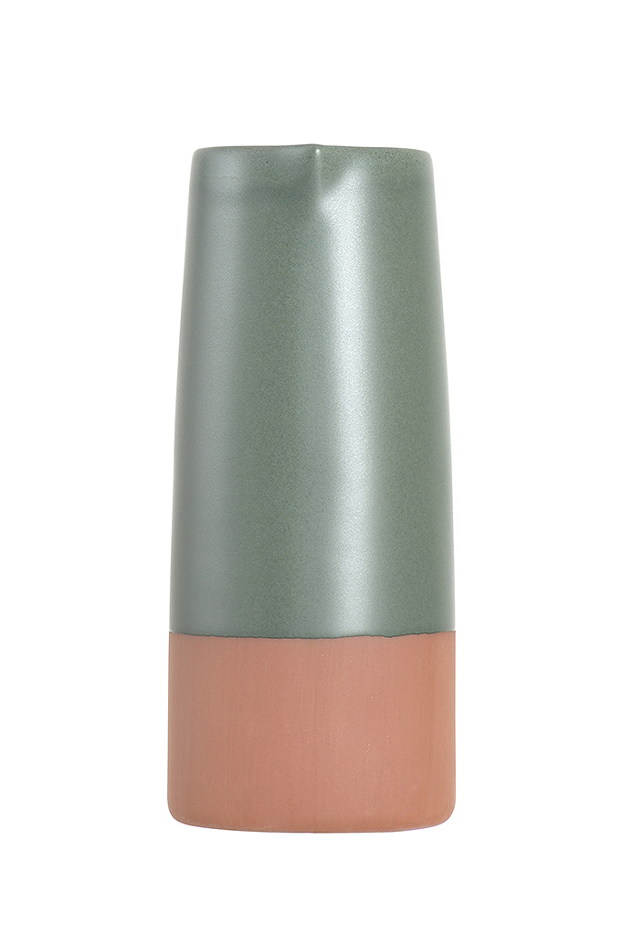 Terracotta Green Jug