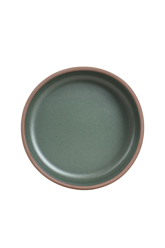 Terracotta Green Soup Bowl
