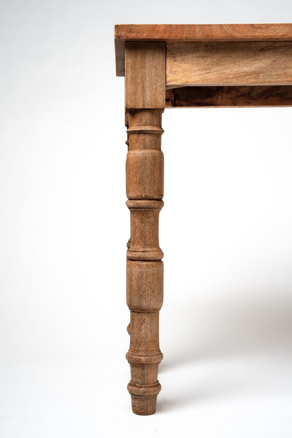 VINTAGE MANGO WOOD CONSOLE TABLE (130X40X77)