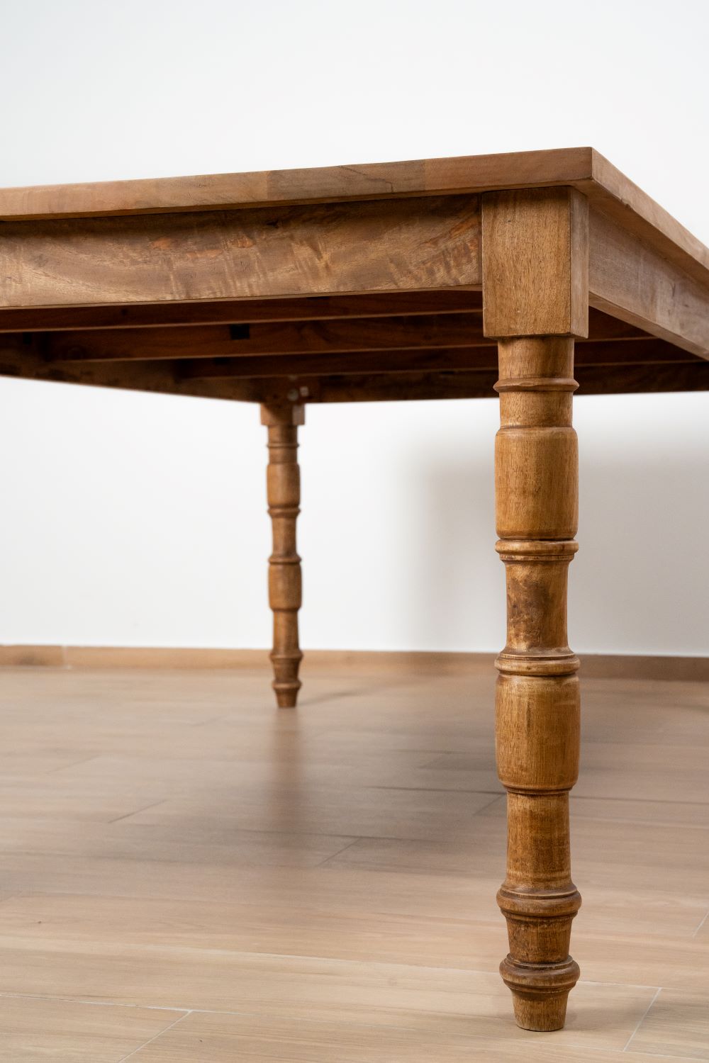 VINTAGE MANGO WOOD DINING TABLE 220X116X77