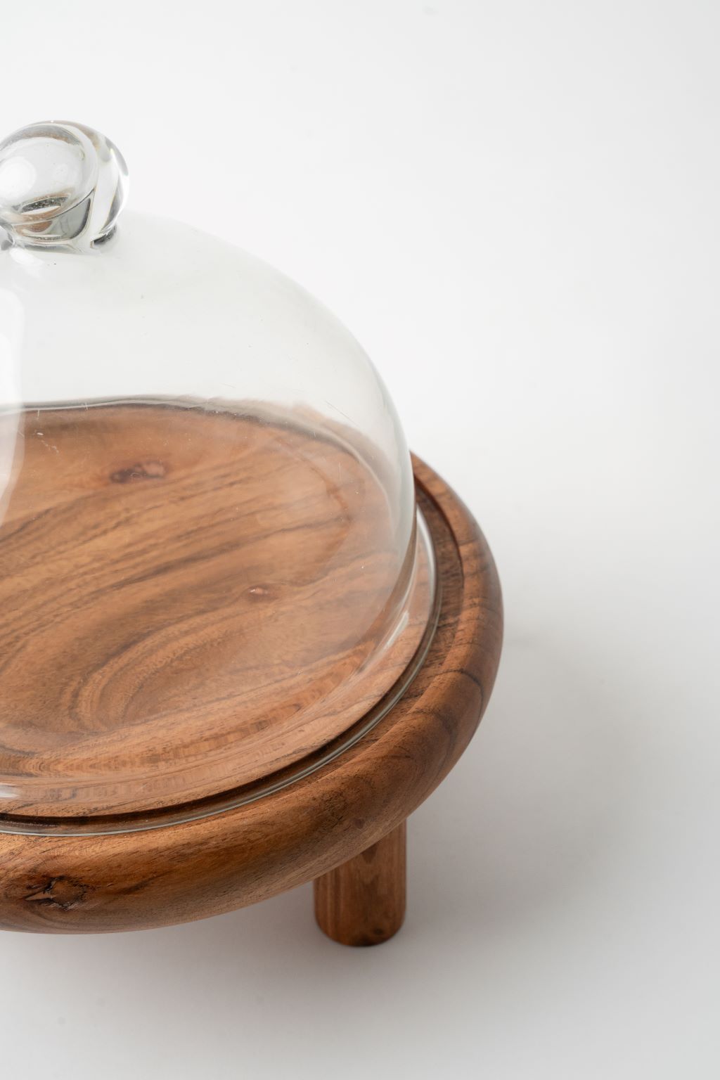 Cake stands with glass cover