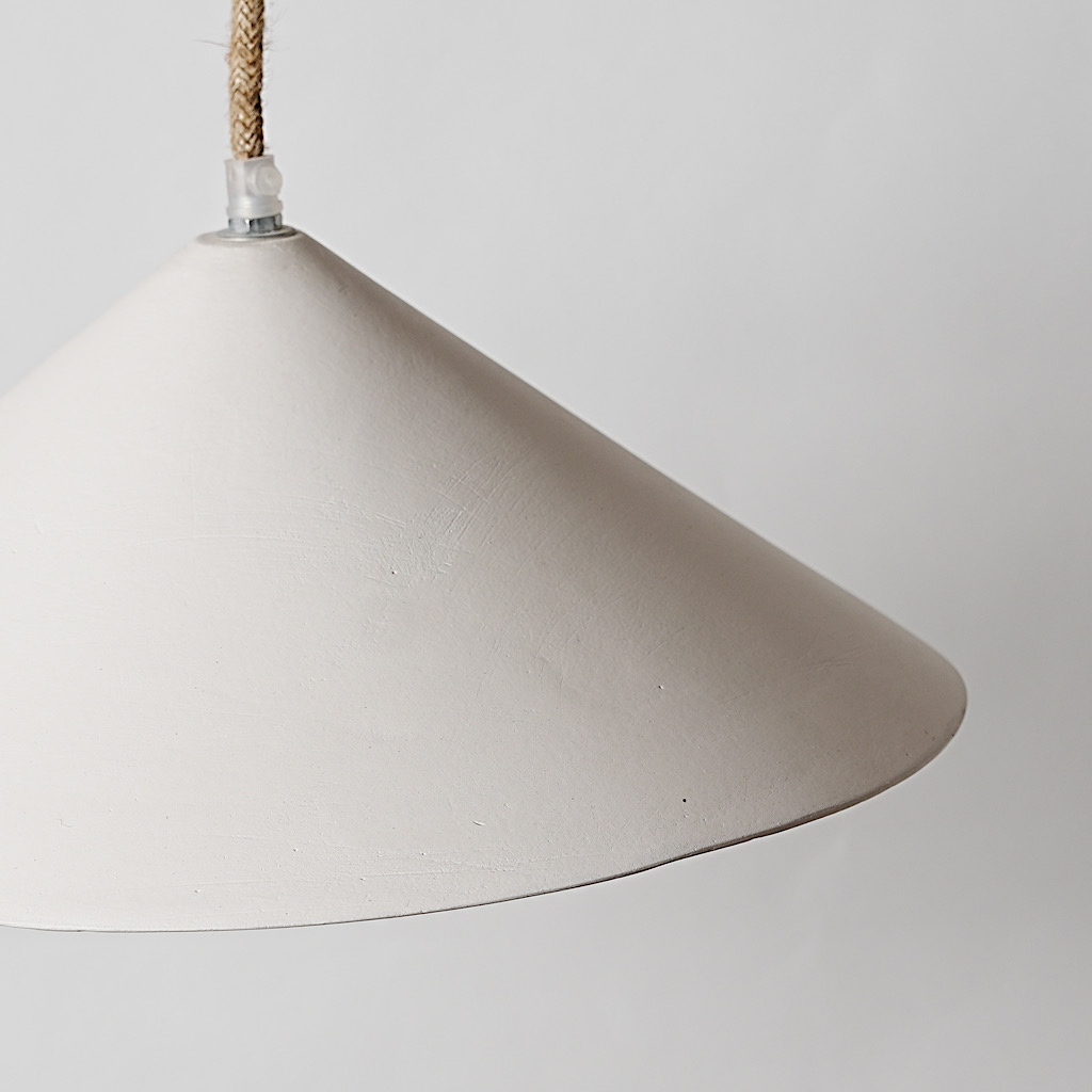 Emporia Conical Offwhite Pendant Light