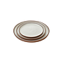 Terracotta Cream Dessert Plate
