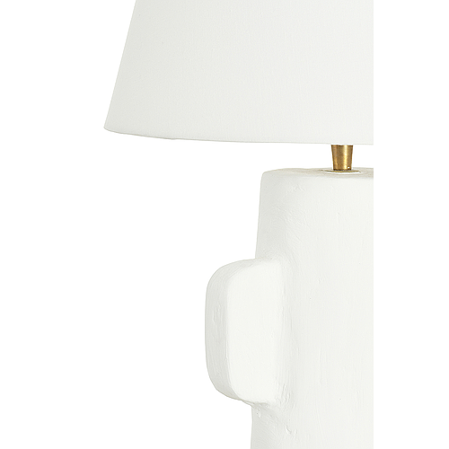 Paper Mache Lamp Base Size (Cm.):- 22x22x30 Shade Size:- 40x40x28