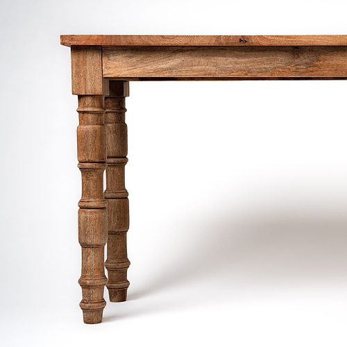 VINTAGE MANGO WOOD CONSOLE TABLE (130X40X77)
