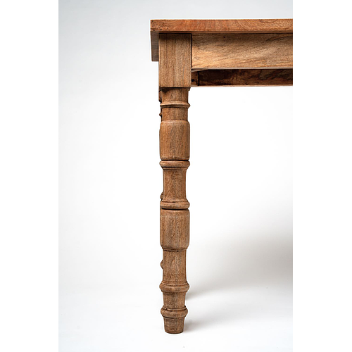 VINTAGE MANGO WOOD CONSOLE TABLE (130X40X77)