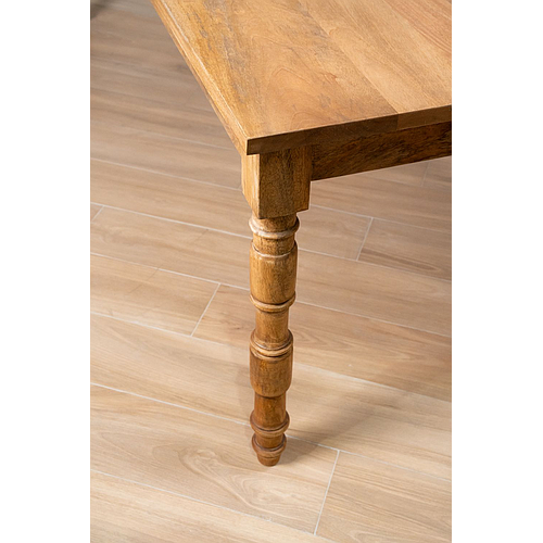 VINTAGE MANGO WOOD DINING TABLE 220X116X77