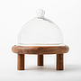 Cake stands with glass cover