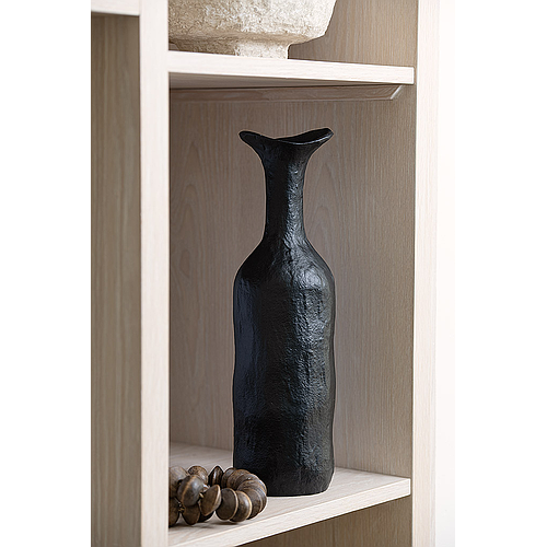 Aluminium Flower Vase - Black