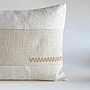 Natural Patch Rect Cushion Cover