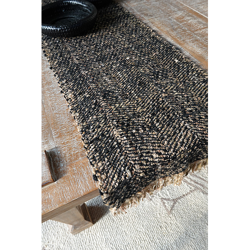 BLACK TABLE RUNNER
